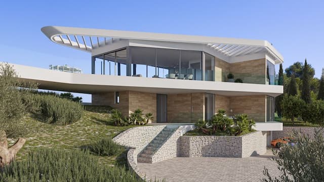 Villa with spectacular sea views located in Mar Azul, Jávea.