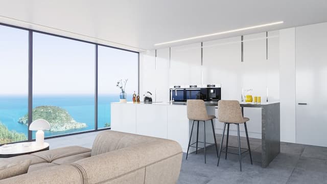 Villa with spectacular sea views located in Mar Azul, Jávea.