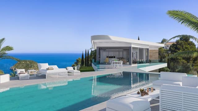 Villa with spectacular sea views located in Mar Azul, Jávea.