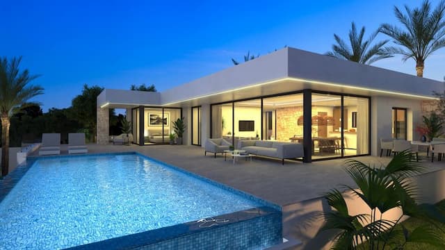 Exclusivo proyecto de villa moderna en Dénia (Alicante)