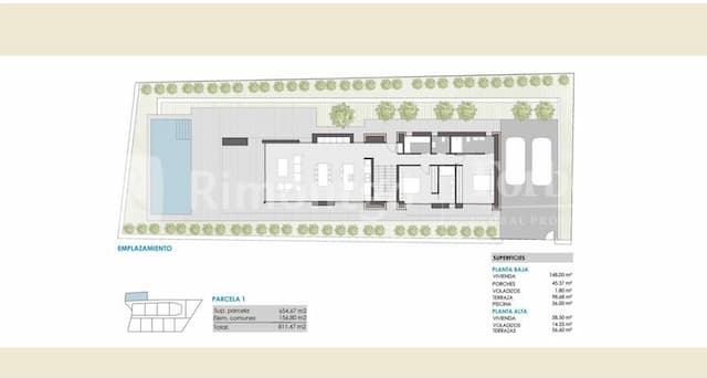 Proyecto de villa moderna situada en la zona de San Juan de Dénia (Alicante)