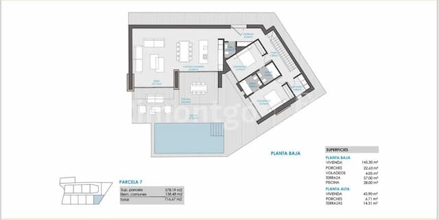 Villa design moderne en design, située dans la zone de San Juan de Dénia (Alicante)