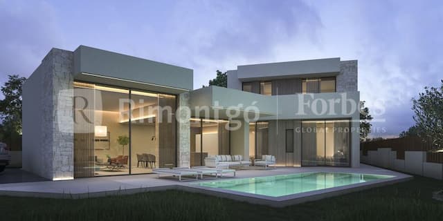 Villa design moderne en design, située dans la zone de San Juan de Dénia (Alicante)