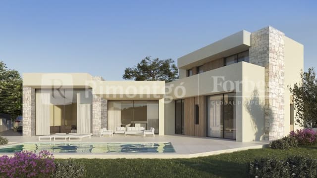 Villa design moderne en design, située dans la zone de San Juan de Dénia (Alicante)