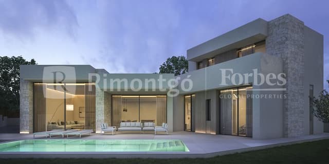 Villa design moderne en design, située dans la zone de San Juan de Dénia (Alicante)