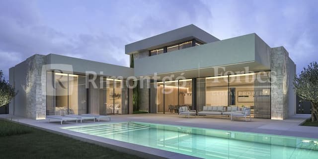 Modern villa project located in the area of San Juan, Dénia (Alicante)