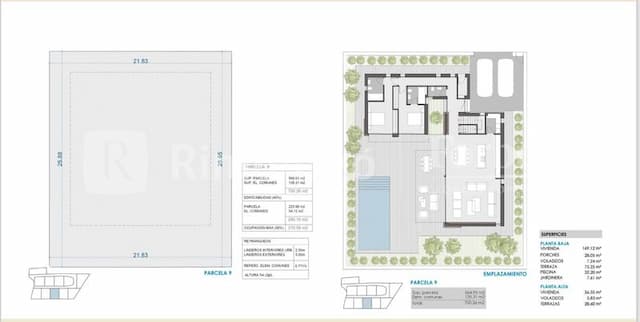 Modern villa in project, located in the area of San Juan de Dénia (Alicante)