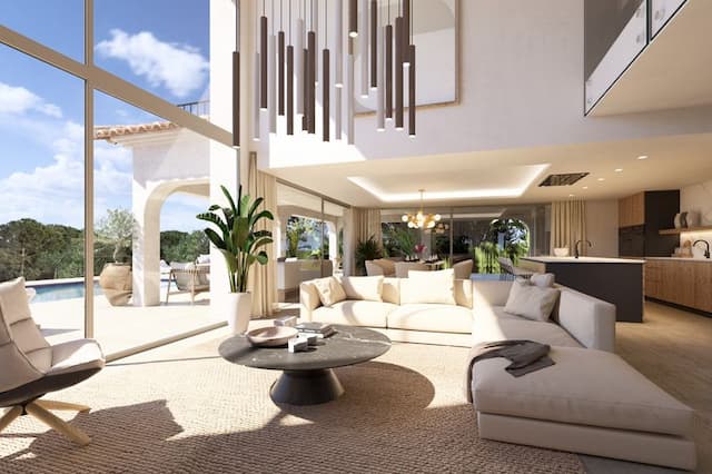 Proyecto de villa de estilo mediterráneo en la zona del Portichol, Jávea, Alicante