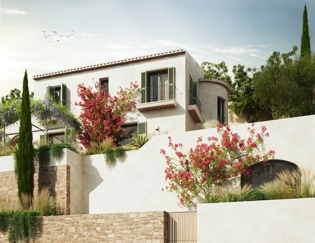 Mediterranean style villa project in the urbanization La Corona, Jávea (Alicante).