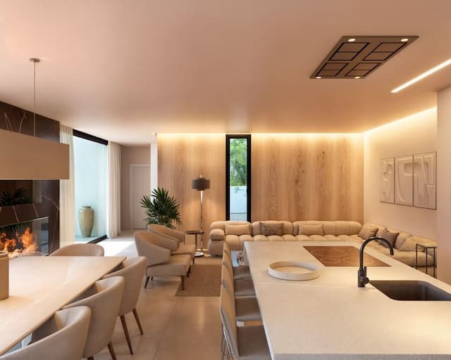 Villa dans la construction de style Ibiza/Méditerranéen dans l'urbanisation Racó de Nadal à Benitachell, Alicante