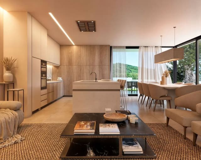 Villa dans la construction de style Ibiza/Méditerranéen dans l'urbanisation Racó de Nadal à Benitachell, Alicante