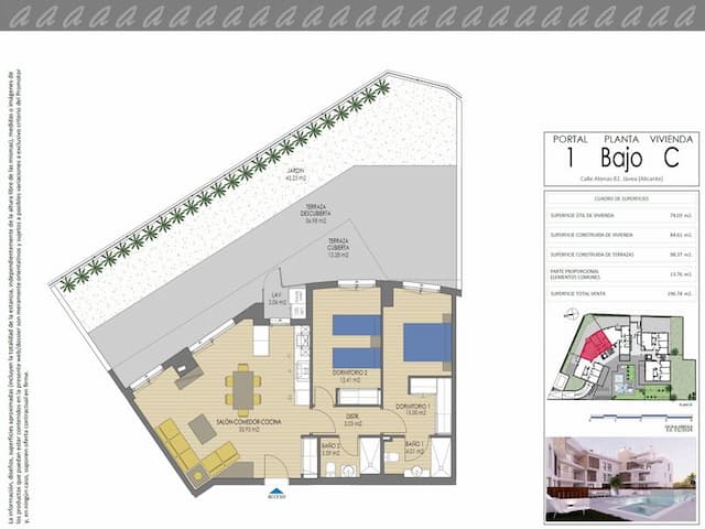 Nowoczesny apartament w niskiej rośliny w Cala Blanca, Jávea (Alicante)