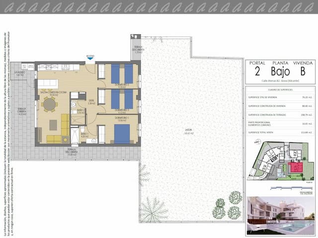 Brand-new ground floor apartment in Cala Blanca, Jávea (Alicante)