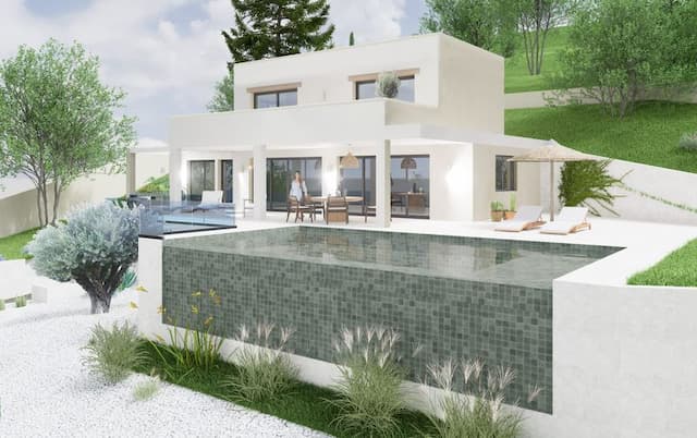 Villa en construcción con vistas abiertas al Montgó en Rafalet, Jávea