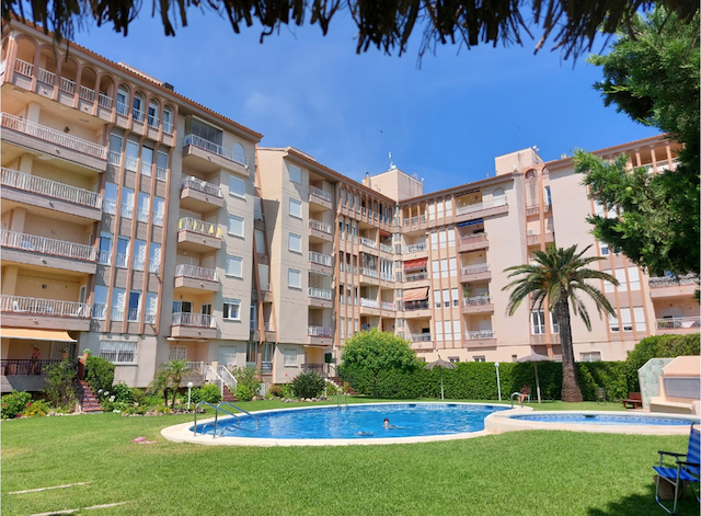 Appartement aan het strand met uitzicht op zee in Arenal, Jávea