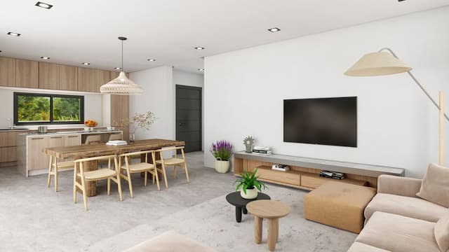 Villa de style Ibiza, située à Dénia (Alicante) - Projet avec permis de construire.