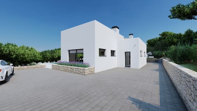 Działka z licencją budowlaną i projektem domu w rejonie Montgó, Jávea