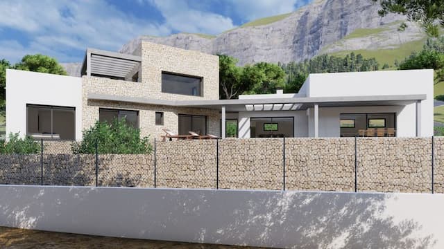 Działka z licencją budowlaną i projektem domu w rejonie Montgó, Jávea