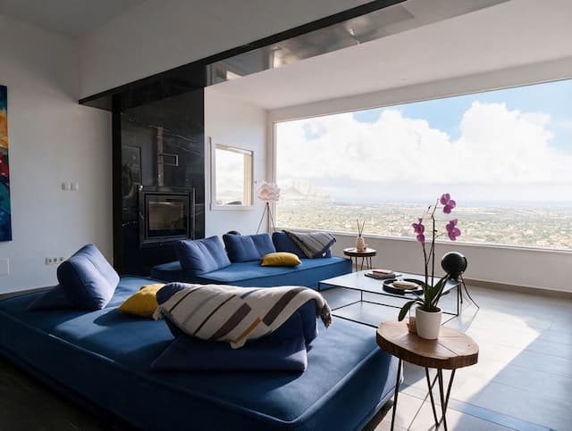 Villa with Panoramic Views of the Sea and the Valley in Pedreguer, Alicante