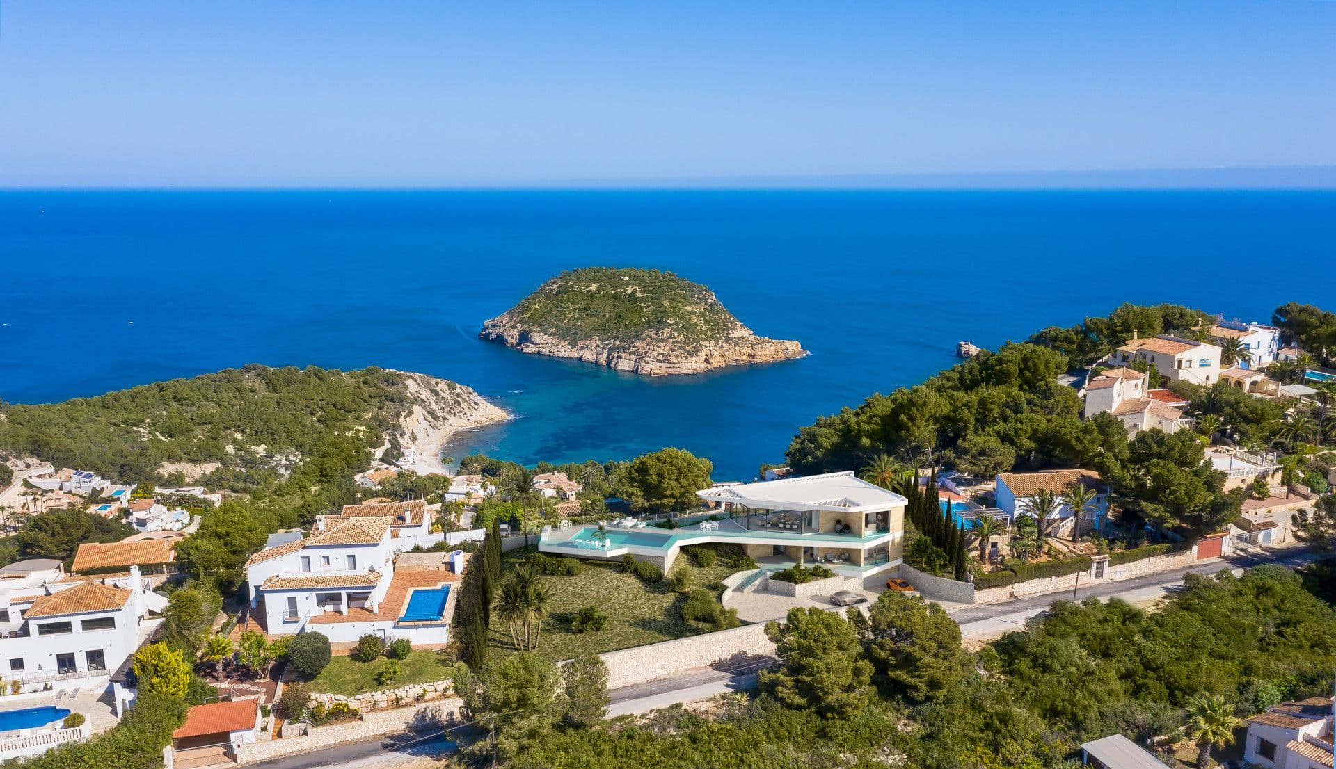 Willa z spektakularnym widokiem na morze położona w Mar Azul, Jávea