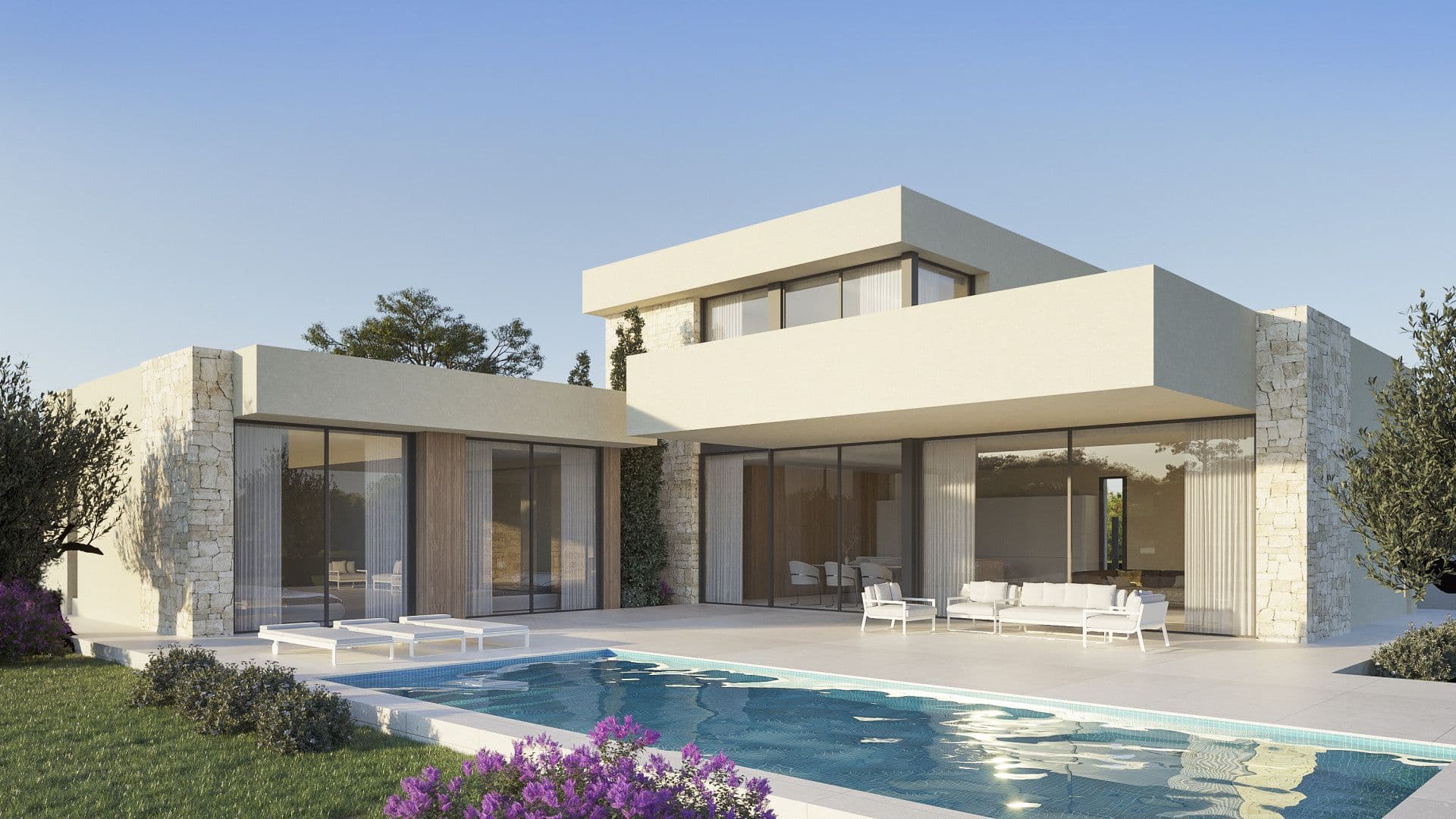 Modern villa in project, located in the area of San Juan de Dénia (Alicante)