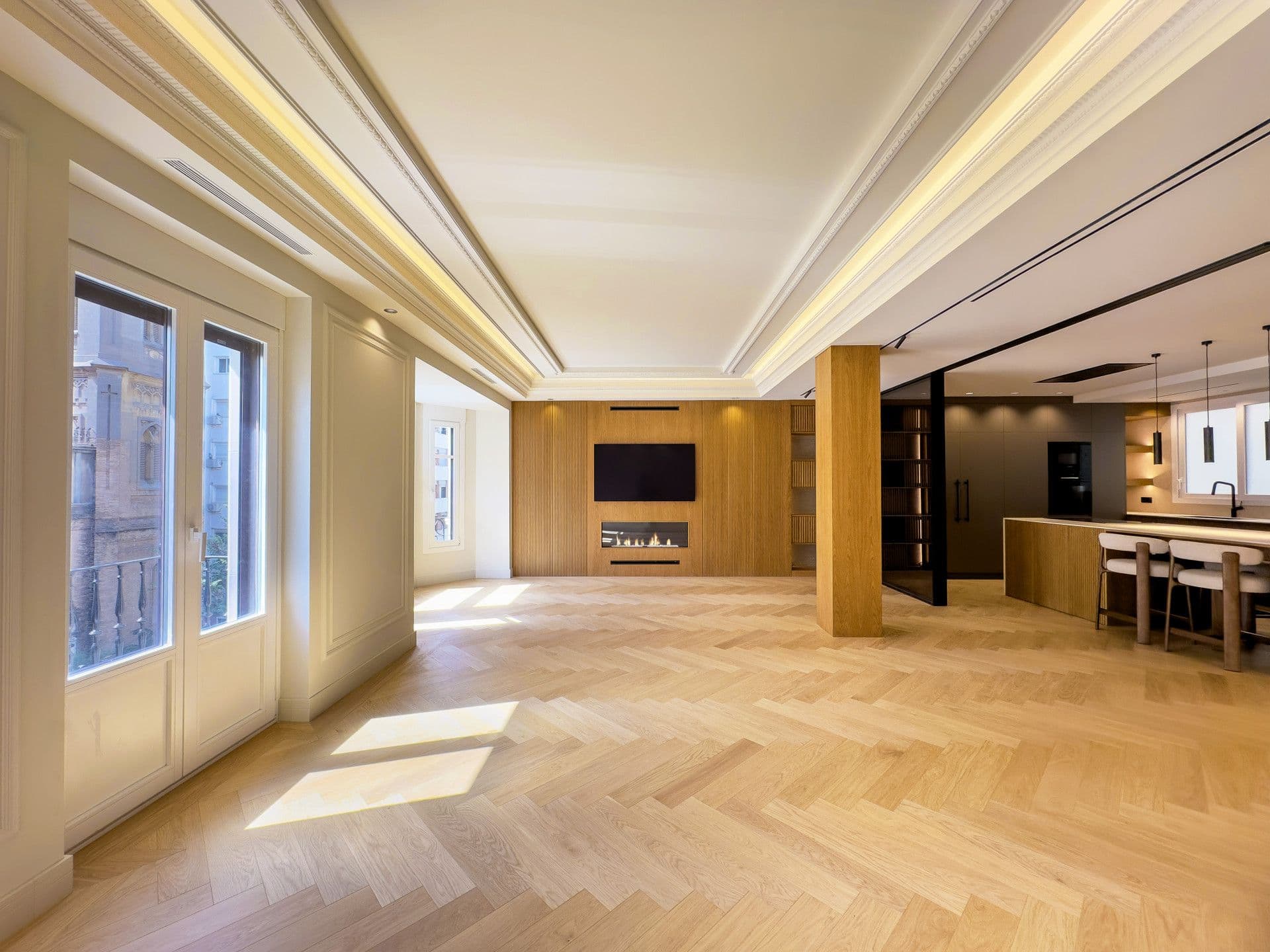 Exclusivo apartamento totalmente reformado junto al Mercado de Colón.