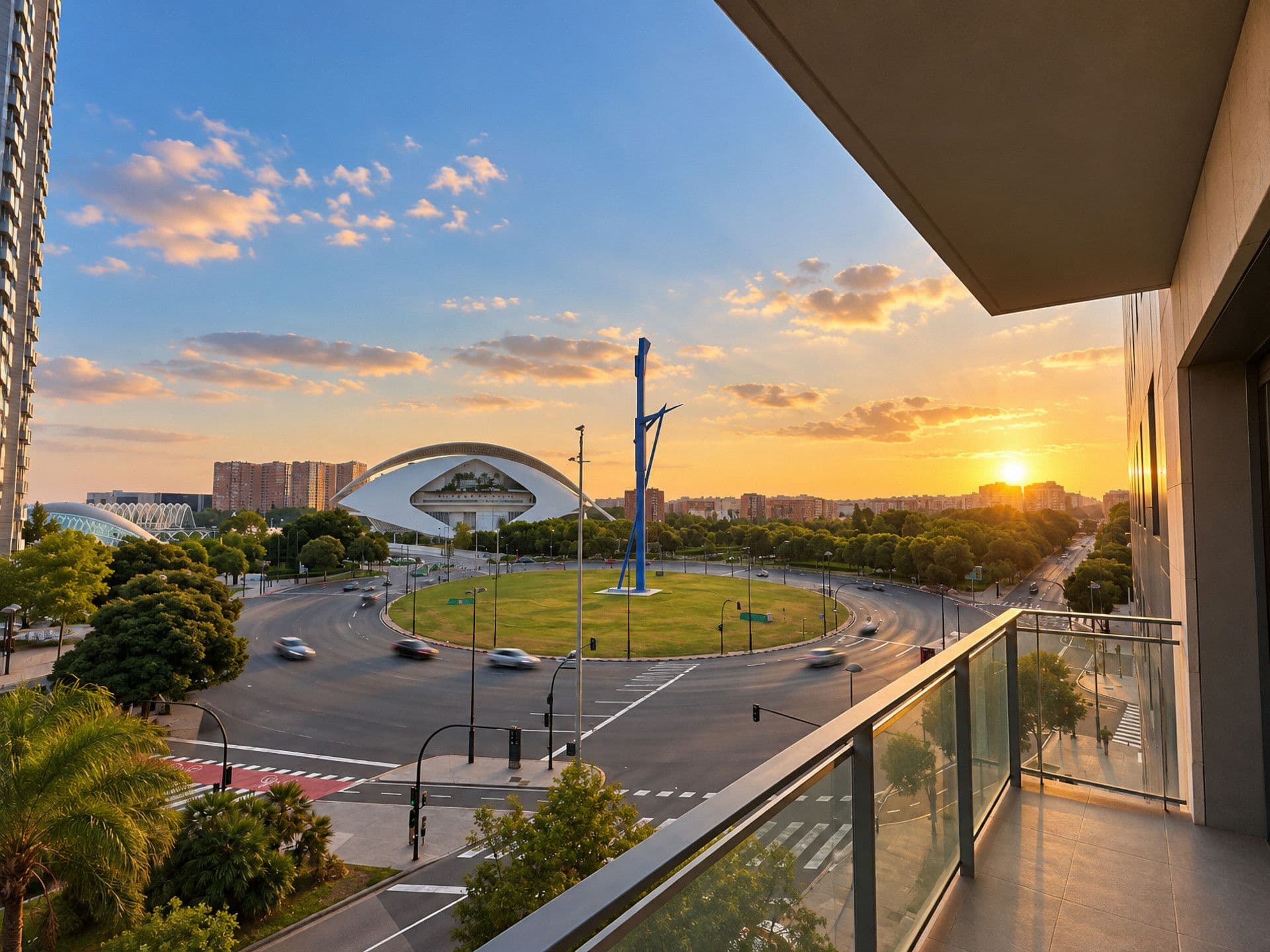 Excepcional vivienda reformada en la Avenida de Francia en Valencia, con vistas sobre la Ciudad de las Ciencias.
